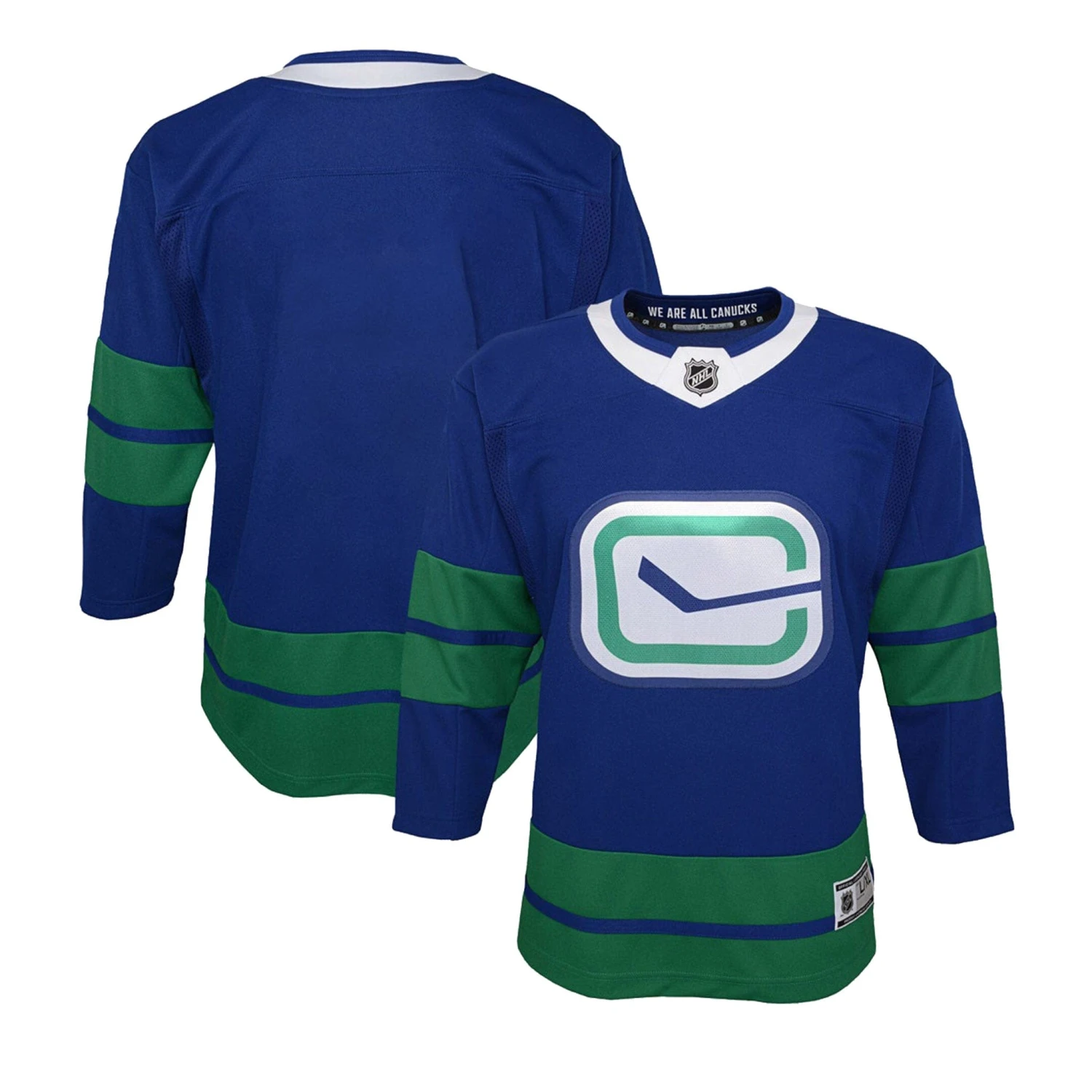 Vancouver Canucks Alternate Outer Stuff Premier Junior Jersey 3 Vancouver Canucks Alternate Outer Stuff Premier Junior Jersey