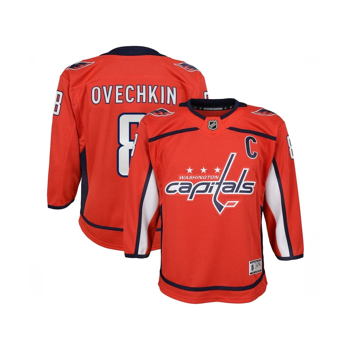 Washington Capitals Home Outer Stuff Premier Toddler Jersey - Alexander Ovechkin 3 Washington Capitals Home Outer Stuff Premier Toddler Jersey - Alexander Ovechkin