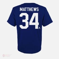 Toronto Maple Leafs Outer Stuff Name & Number Youth Shirt - Auston Matthews -Hockey Sales Shop outer stuff shirts toronto maple leafs outer stuff name number youth shirt auston matthews 11439943974978