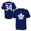 Toronto Maple Leafs Outer Stuff Name & Number Youth Shirt - Auston Matthews -Hockey Sales Shop outer stuff shirts toronto maple leafs outer stuff name number youth shirt auston matthews blue xl 28756807647298