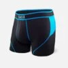 Saxx Kinetic Boxers - Black / Electric Blue -Hockey Sales Shop saxx underwear saxx kinetic boxers black electric blue black electric blue xl 4530127241282