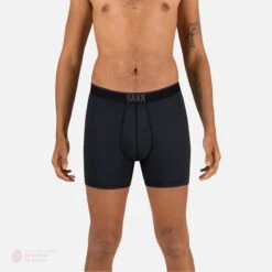 Saxx Quest Boxers - Black II -Hockey Sales Shop saxx underwear saxx quest boxers black ii 15139740155970