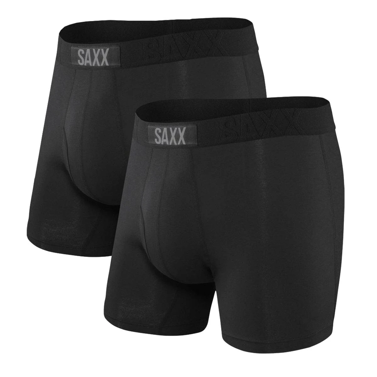 Saxx Ultra Boxers - Black / Black (2 Pack) 3 Saxx Ultra Boxers - Black / Black (2 Pack)