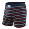 Saxx Vibe Boxers - Dark Ink Coast Stripe -Hockey Sales Shop saxx underwear saxx vibe boxers dark ink coast stripe xl 29811069419586