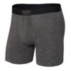 Saxx Vibe Boxers - Graphite Heather -Hockey Sales Shop saxx underwear saxx vibe boxers graphite heather m 29811126960194
