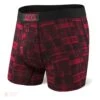 Saxx Vibe Boxers - Red Plaid 2 Saxx Vibe Boxers - Red Plaid -Hockey Sales Shop saxx underwear saxx vibe boxers red plaid xl 28744438448194