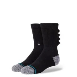 Stance Kids STP Dino Day Socks -Hockey Sales Shop stance apparel socks lifestyle stance kids stp dino day socks black m 30328640274498