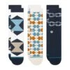 Stance Deco 3-Pack Socks -Hockey Sales Shop stance socks stance deco 3 pack socks navy m 30328552128578