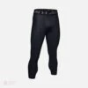 Under Armour HeatGear Mens ¾ Compression Pants -Hockey Sales Shop under armour pants under armour heatgear mens compression pants black m 14611550961730