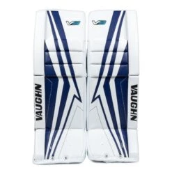 Vaughn Velocity V9 Intermediate Goalie Leg Pads 37 Vaughn Velocity V9 Intermediate Goalie Leg Pads -Hockey Sales Shop vaughn leg pads vaughn velocity v9 intermediate goalie leg pads white blue 30 2 28744337981506
