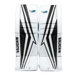 Vaughn Velocity V9 Junior Goalie Leg Pads -Hockey Sales Shop vaughn leg pads vaughn velocity v9 junior goalie leg pads white black 24 2 28744338243650