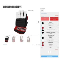 Warrior Alpha Pro Custom Hockey Gloves -Hockey Sales Shop warrior gloves warrior alpha pro custom hockey gloves 30364929458242