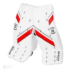 Warrior Ritual G4 Youth Goalie Leg Pads -Hockey Sales Shop warrior leg pads warrior ritual g4 youth goalie leg pads white black red 19 5 28744343224386