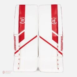 Warrior Ritual G5 Junior Goalie Leg Pads -Hockey Sales Shop warrior leg pads warrior ritual g5 junior goalie leg pads white red 24 1 14836018774082